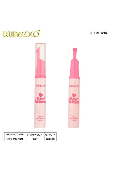 CoCo Nourishing Eye Cream with Pink Massager (15ml) - for Radiant and Smooth ...