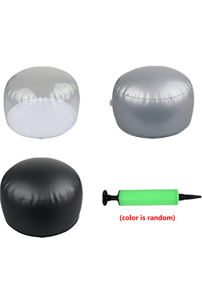 Choice black 3 pack clear Inflatable tabletop display stand hat rack portable...