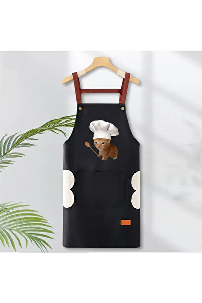 Choice1 OneSize Cooking Little Mi Viral Meme Chef Cat & Dog Apron Waterproof ...