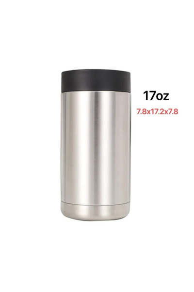 choice2 17 OZ Double Wall Stainless Steel Insulated Can Cooler Bottle Holder ...