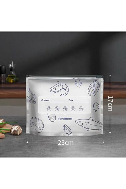 choice2 BXD-10pcs-M 10Pcs/Bag Food Organizer Bags Kitchen Aluminum Foil Fresh...