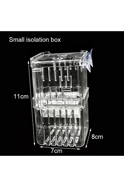 Choice1 Small Airy Acrylic High Clear Aquarium Fish Tank Breeder Box Hatching...