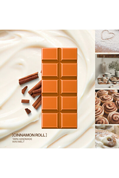 CandleJuice Cinnamon Roll – Wax Melt Snap Bar 55g