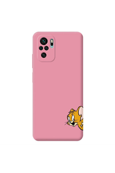 Other Xiaomi Redmi Note 10S Jerry 2 Pink Colored Silicone TPU Θήκη