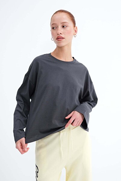 Addax Long Sleeve Basic T-Shirt B10571