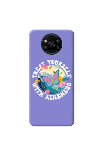 Other Xiaomi Poco X3 /X3 Pro Kindless Yourself Purple Colored Silicone TPU Θήκη