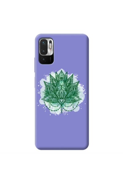 Other Xiaomi Redmi Note 10 Pro 5G Witch leaf Purple Colored Silicone TPU Θήκη