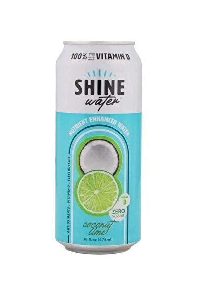 shine ShineWater Coconut Lime Electrolyte Drink 473ml | Sugar-Free