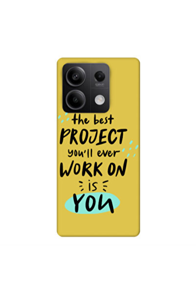 Other Xiaomi Redmi Note 13 5G The Best Project Yellow Colored Silicone TPU Θήκη
