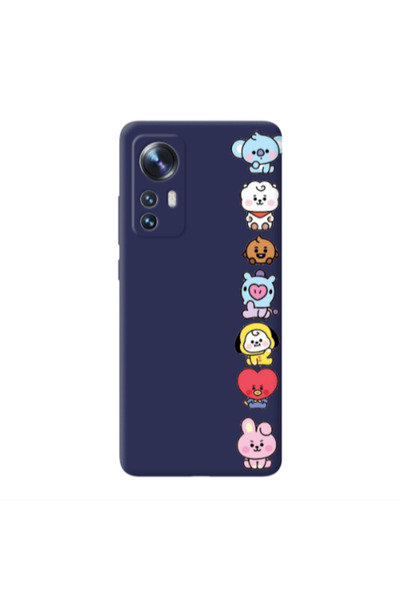 Other Xiaomi Mi 12 Pro Lovely animals Dark blue Colored Silicone TPU Θήκη