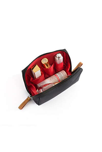 Choice red and black HOMEFISH Women Cosmetic Bag Solid Color Korean Style Mak...