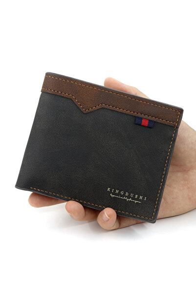 Choice Black 2025 New Men's Bifold Short Wallet Fashionable Minimalist Casual...