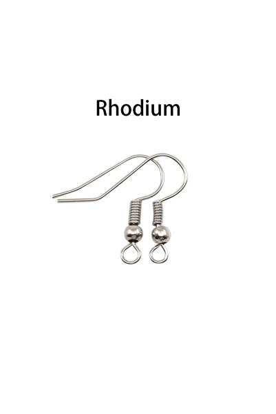 Choice11 100pcs Rhodium 100-200pcs/lot 20x17mm Earring Findings Ear Clasps Ho...