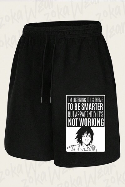 ZOKAWEAR Unisex Death Note L Funny Design Printed Shorts