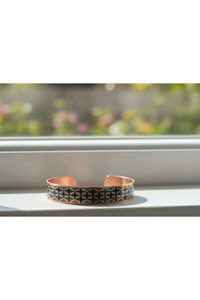Erol Bakır New Series 2052 Bijouterie Bracelet 100% Handmade Copper