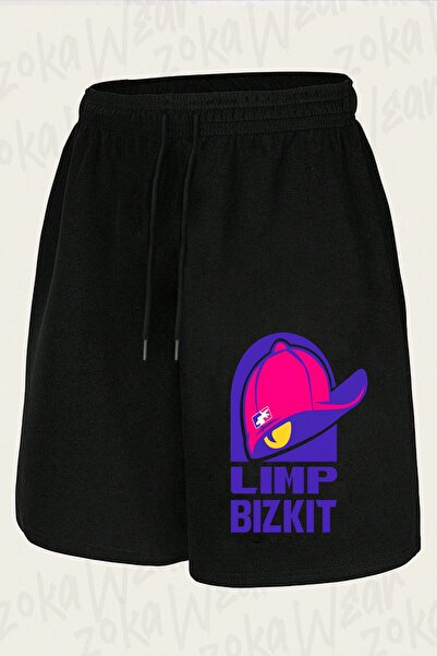 ZOKAWEAR Unisex Limp Bizkit V9 Design Printed Shorts