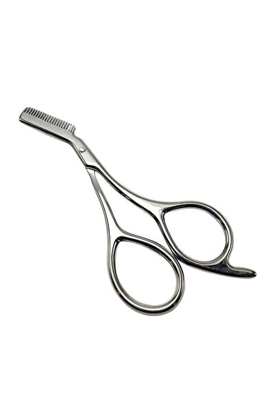 Choice one size 【Stainless Steel Eyebrow Scissors With Comb Precision Shaping...