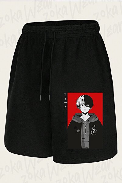 ZOKAWEAR Unisex My Hero Academia Shoto Todoroki3 Design Printed Shorts