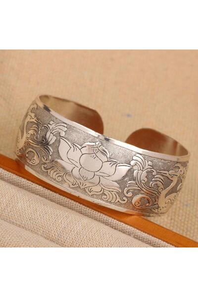 Choice7 A7 New Bohemian Ethnic Style Retro Silver Wide Bracelet For Women Car...