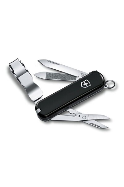OEM Briceag Victorinox cu Unghiera Delemont Nail Clip 580 Black 0.6463.3
