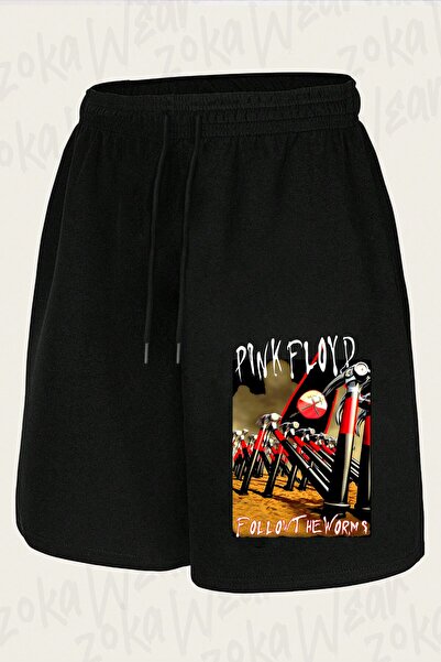 ZOKAWEAR Unisex σορτς με στάμπα Pink Floyd v4