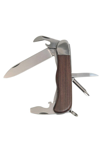 OEM Cutit multifunctional, Mikov, Otel inoxidabil, Maro/Argintiu