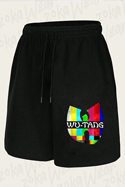 ZOKAWEAR شورت مطبوع بتصميم Wu Tang Clan v20 للجنسين