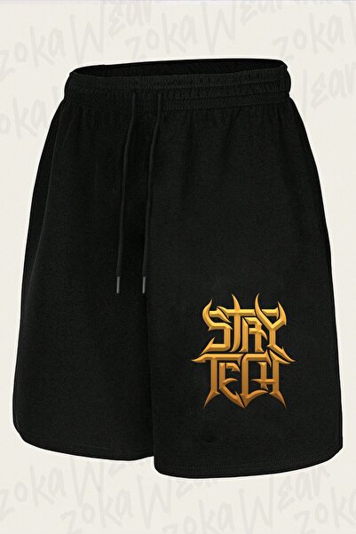 ZOKAWEAR Unisex Archspire Stay Tech Design Printed Shorts