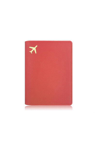 choice2 red Luxury Gold Airplane Passport Cover Custom Name Men Women Busines...