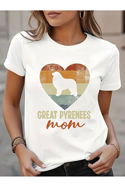 23 nisan Women's Casual T-Shirt with Cute Dog Print, Machine Washable, Perfec...
