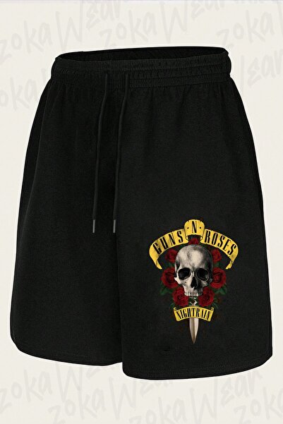 ZOKAWEAR Unisex σορτς με στάμπα Guns N Roses v51