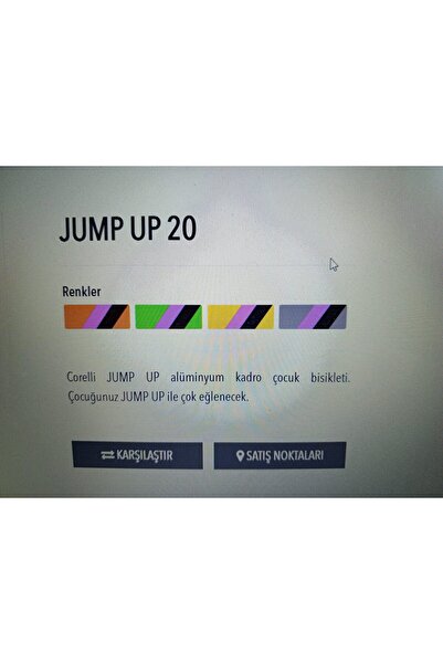 Corelli 20 J JUMP UP HAREKET BİSİKLETİ