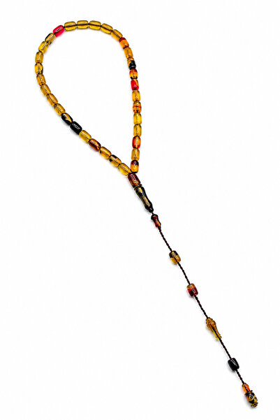 Sose Moda Special Workshop Production Multi-Colored Systematic Fire Amber Pra...