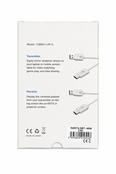 Generic Brand Cs6 HDMI to HDMI Wireless Video Transmitter Receiver Set (50 Meters)