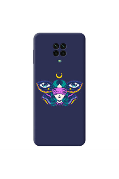 Other Xiaomi Redmi Note 9 Pro Eye in my ear Dark blue Colored Silicone TPU Θήκη