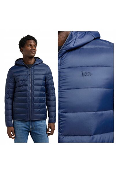 Lee Geaca Barbati, Lee, Puffer Jacket, S INTL, Albastru, Regular Fit, Poliami...