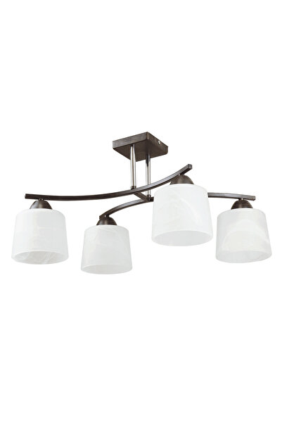 erstecup Lustra Osaka Alb+Wenge 4xE27 60W, erstecup, LUSTRA/PENDUL DULIE