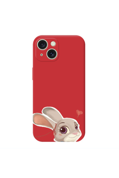 Other Apple iPhone 15 Plus Valentines 16 Red Colored Silicone TPU Θήκη