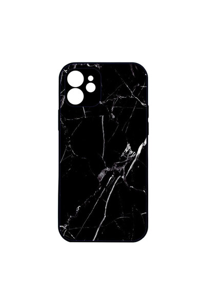 4TECH Θήκες κινητών τηλεφώνων Μαύρο Μάρμαρο iPhone 16 Pro