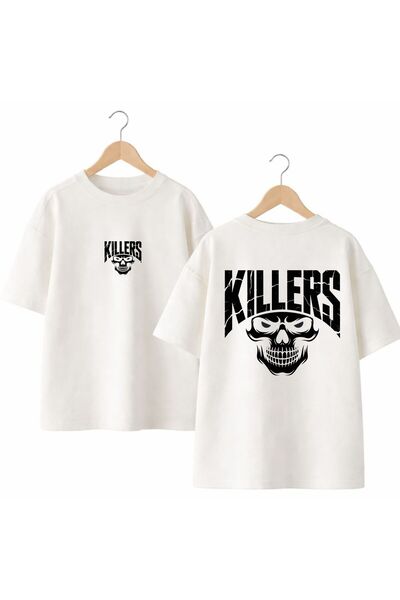 playwear Μπλουζάκι με στάμπα Kıllers, 100% βαμβακερό, oversized, με κανονική ...