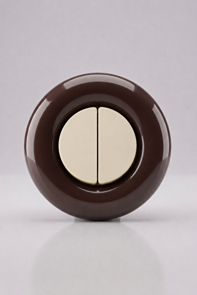 VRC Ticaret Special Design Bubble Series Exterior Brown Interior Cream Decora...