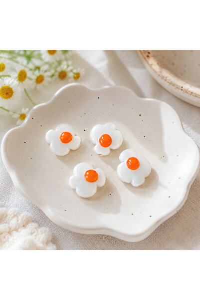 ADAMODART Handmade Murano Sahanda Egg Omelet Beads – Lampwork Jewelry Making ...
