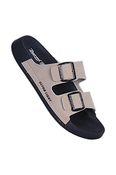 Ayakcenter Parmi 26001 Beige Light Soft Men's Daily Slippers