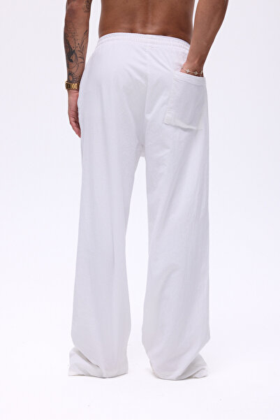 Unreal Co Bel Lastikli Baggy Keten Pantolon