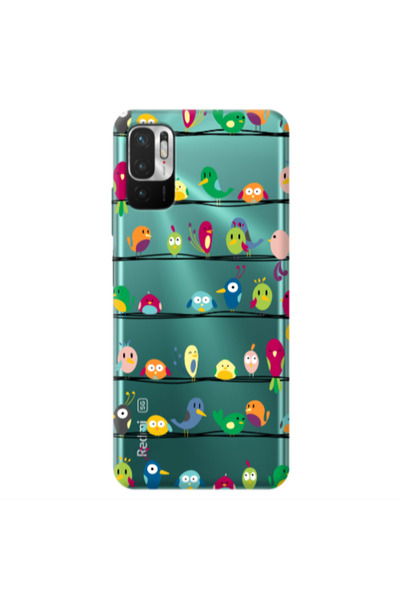 Other Xiaomi Redmi Note 10 Pro 5G birds Transparent Silicone TPU Θήκη