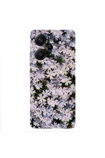 Other Xiaomi Redmi Note 13 Pro+ 5G Flowers white Transparent Silicone TPU Θήκη