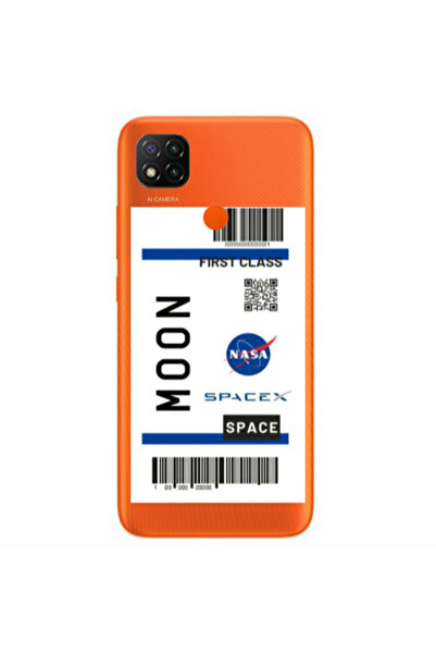Other Xiaomi Redmi 9c Moon spacex Transparent Silicone TPU Θήκη