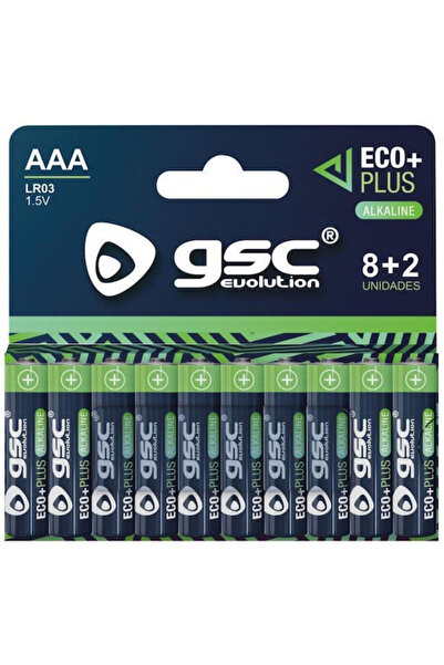 GSC Game World Αλκαλικές Μπαταρίες AAA 1.5V 10 τεμάχια