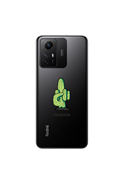 Other Xiaomi Redmi Note 12s Green Cactus Transparent Silicone TPU Θήκη