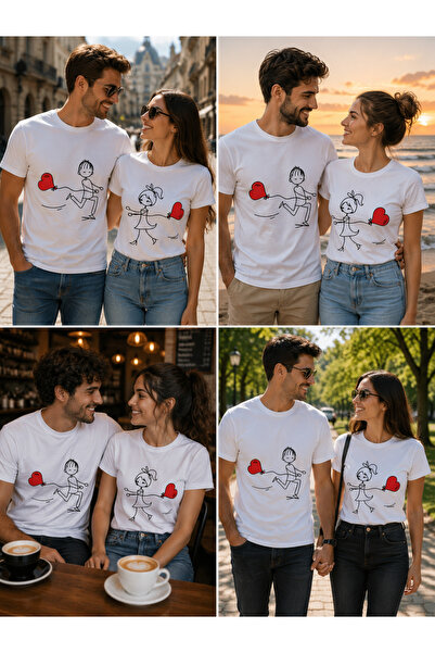 NUATEX Loved Combination Basic T-Shirt (2 Pieces Will Be Sent, Contact the Q&...